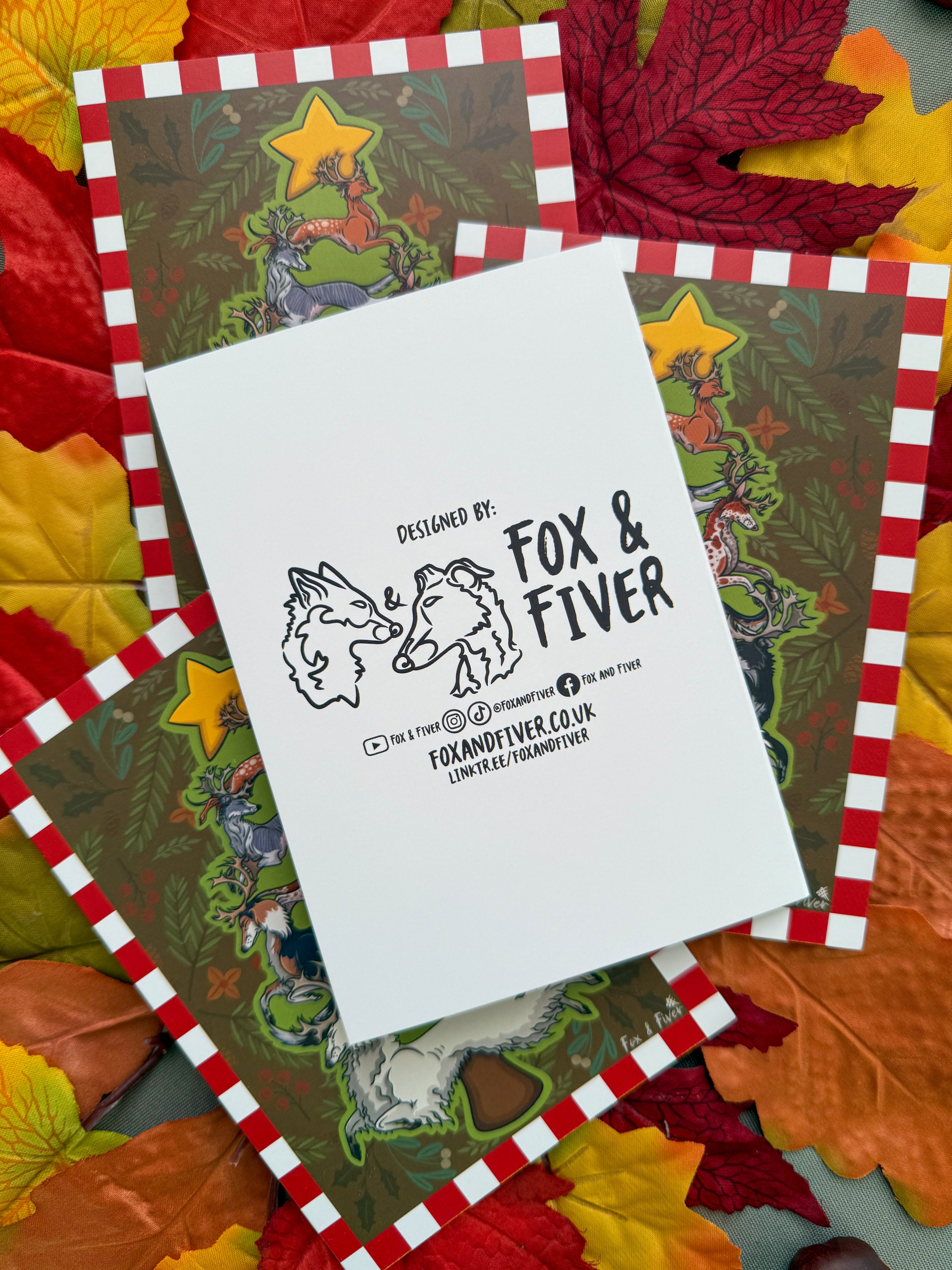 Festive Sighthounds Xmas Card